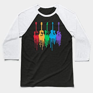 Dripping Guitars Baseball T-Shirt